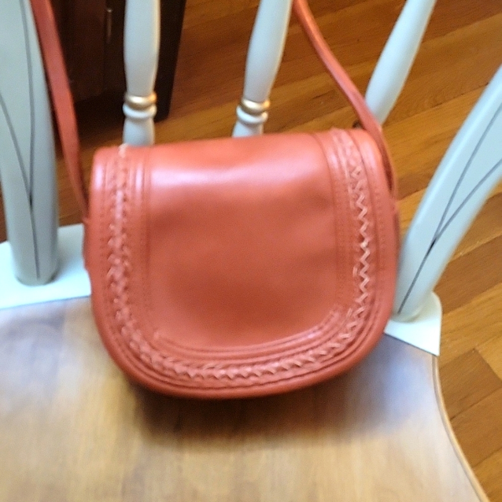 Small Anthro Style Leather Crossbody - Picture 2 of 6